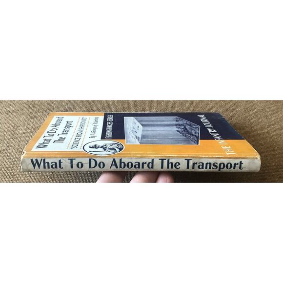 Vintage 1943 WWII Shipboard Science Ocean Transport SC Book The Infantry Journal - Picture 8 of 16